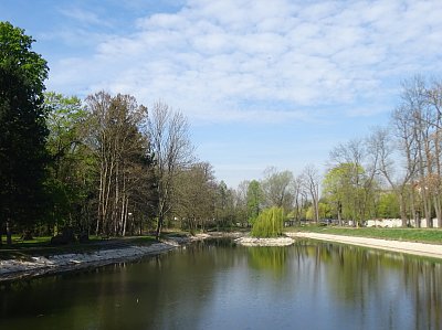 Rybník v zahradě Čakovického zámku