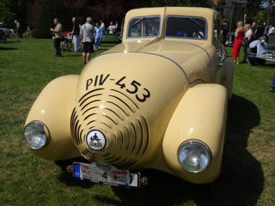 Výstava aut veteránů