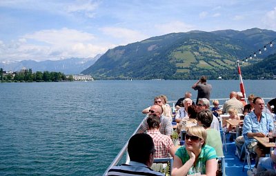 Zeller See, projížďka po jezeru