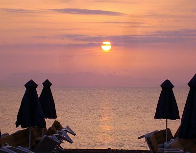 Magický západ slunce