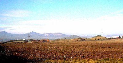 Středohorská krajina