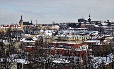 Pohled z Vyšehradu *