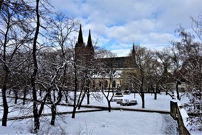 Zasněžený Vyšehrad