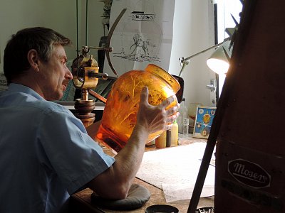 Brusič skla - Moser, Karlovy Vary