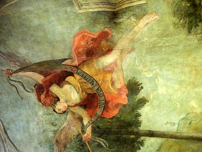 Část stropu v předsálí Minuty*