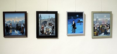 Výstava Ivy Hüttnerové v Novoměstské radnici 2024