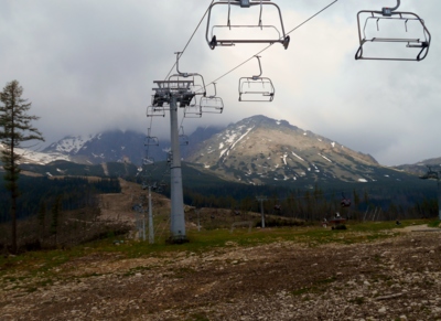 Pohled dalšího stoupání