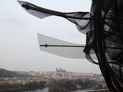 Hradčany ze střechy Tančícího domu