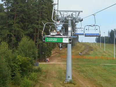 lanovkou na Kramolín