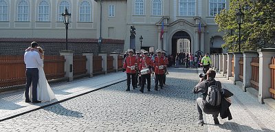 Když jsme šly dnes s Věrou do Pražského hradu