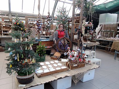 Vánoce v botanické zahradě Na Slupi