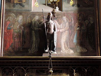 Sv. Václav ve Svatováclavské kapli v katedrále sv. Víta, Václava a Vojtěcha na Pražském hradě