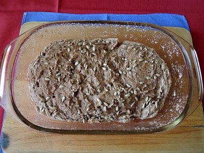 První pohankový chleba - na chuť dobrý, recept je v Receptech