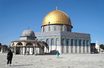 Muslimský Skalní dóm na jeruzalémské Chrámové hoře *