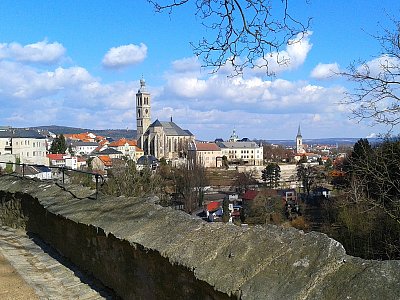 Kutnohorské panorama od chrámu sv. Barbory