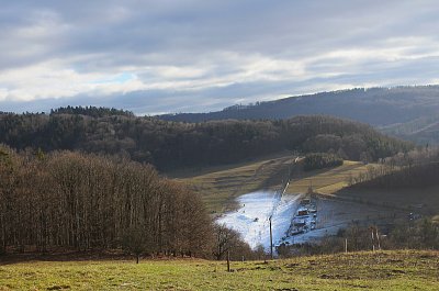 Na Rusavě zasněžují