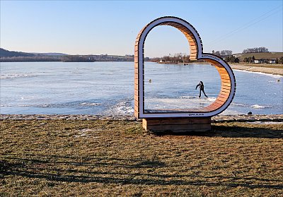 Zamilovaný bruslař ...