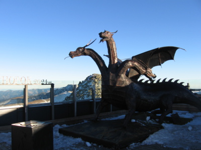 vyhlídka nad stanicí lanovky- Chopok