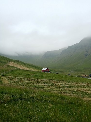 Gásadalur na západě Vágaru