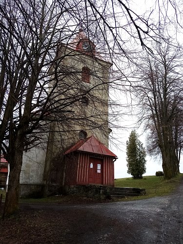 Katolický kostel v obci