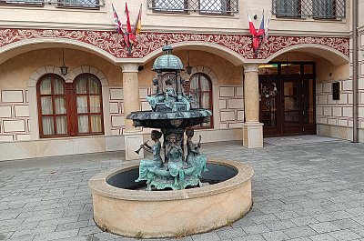 Kašna u Florian Palace *