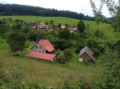 Výjezd k osadě Kasárna