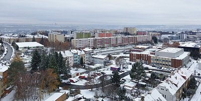 Lehce zasněžená Praha*