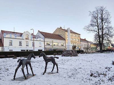 Na náměstí v Blansku