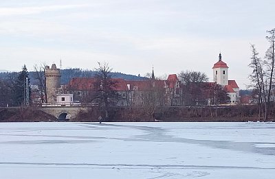 Strakonice. Blatský rybník.