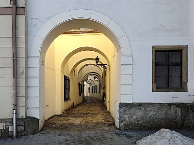 Radniční ulička ve Vyškově