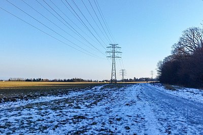 Jeden z hezkých slunečných a mrazivých dnů