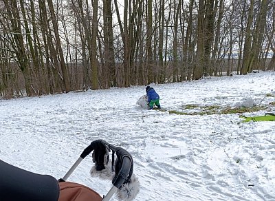 Bude první sněhulák