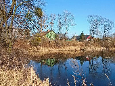 Předjaří u rybníka*