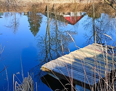 Předjaří u rybníka 3