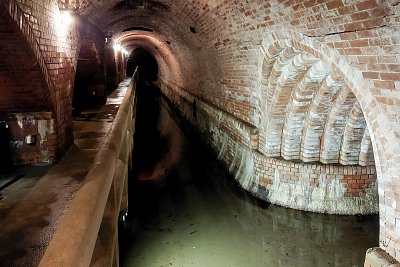 Podzemí staré čistírny vod*