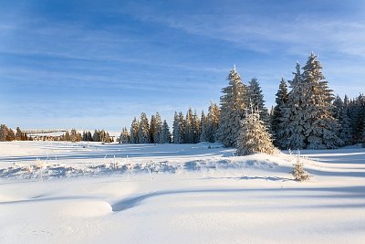 Zima v Krušných horách