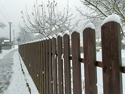 Naše zimní cesta z města