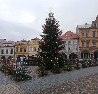 Vánoční strom v Kadani