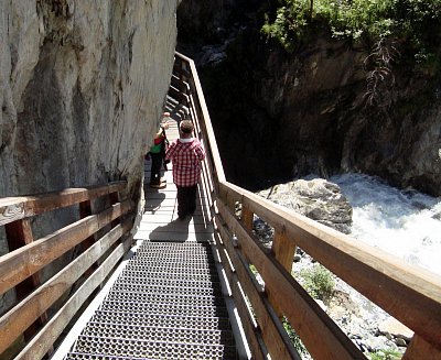 Soutěska Kitzlochklamm *