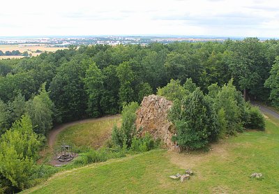 Pohled z rozhledny Bára