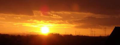 Nádherný západ slunce