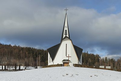 Kostel sv, Zdislavy - Prostřední Bečva