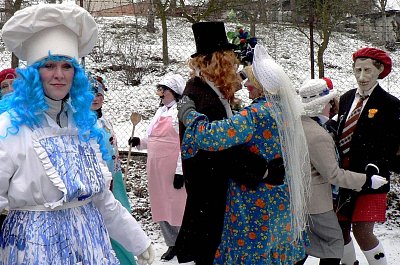 Masopust, aneb Vodění medvěda u nás