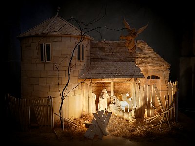 Z výstavy betlémů v Litomyšli....