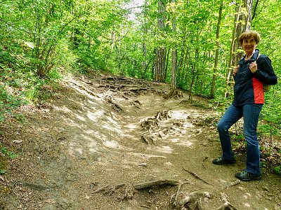 Zdenka zkoumá první stoupání