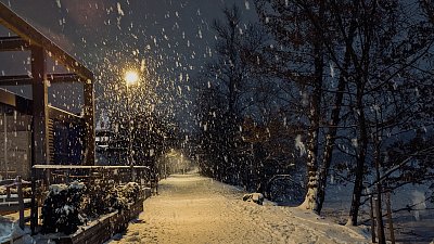 Večer u Hamerského rybníka