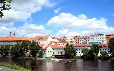 Písek, perla na řece Otavě