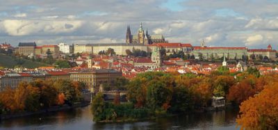 Pražský hrad na podzim