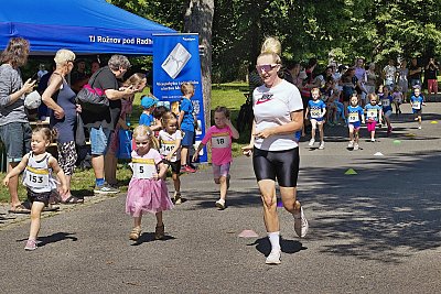 Princeznička v běhu