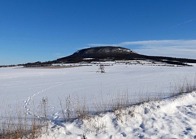 Pravá zima pod Řípem